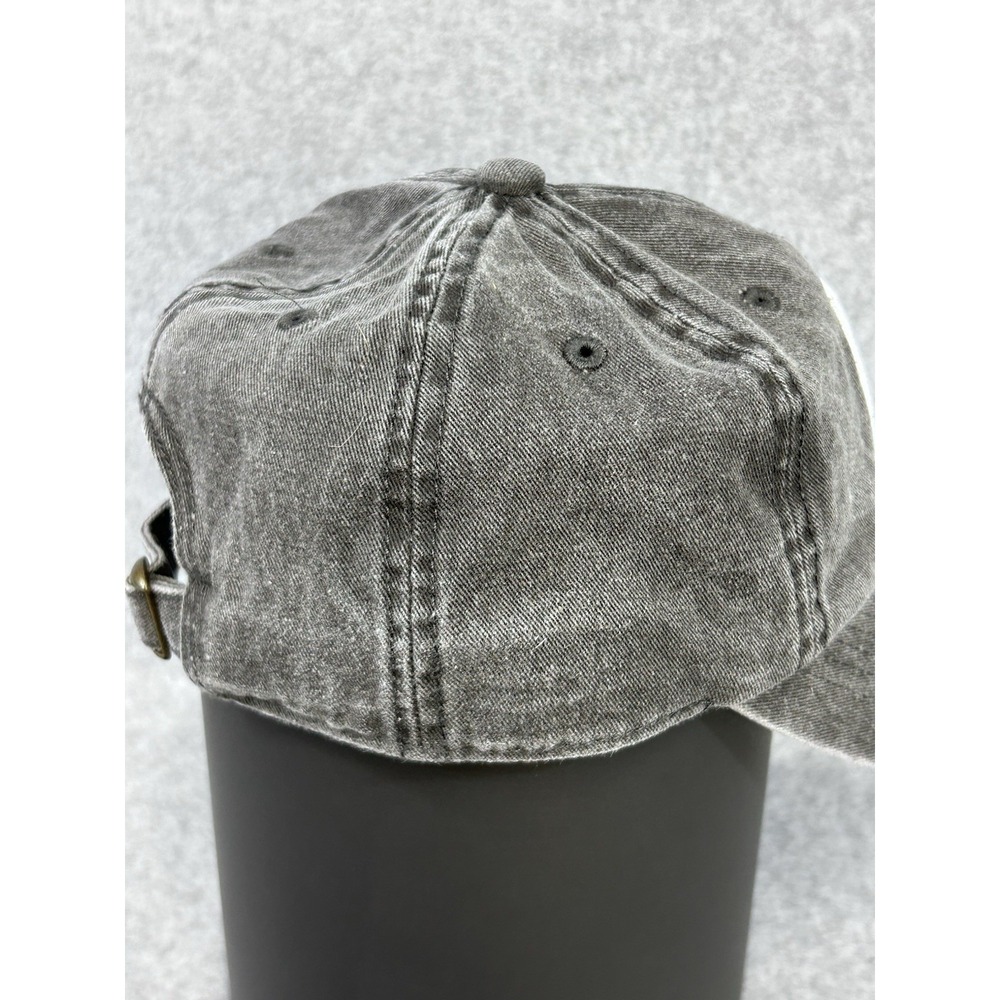 Oklahoma Black Denim Ball Cap Hat - Picture 5 of 8